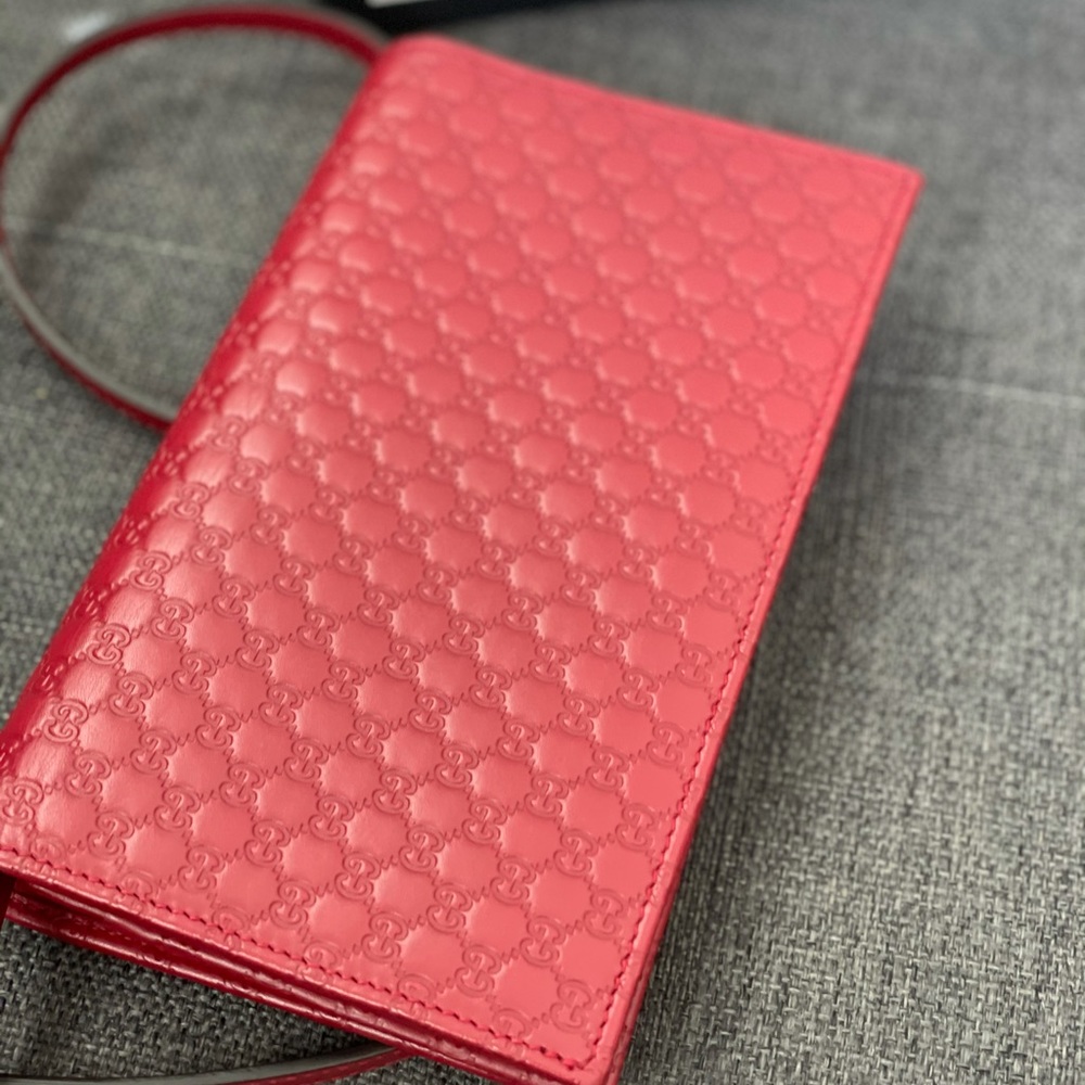 Gucci Guccissima WOC red burgundy - Picture 7 of 15